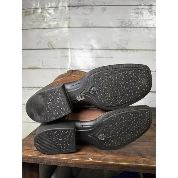 Ariat Women's Round Up Bliss Square Toe Cowgirl Boots Women's 10B - Picture 3 of 6